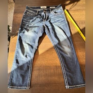 Daytrip Women's Blue Cropped Jeans